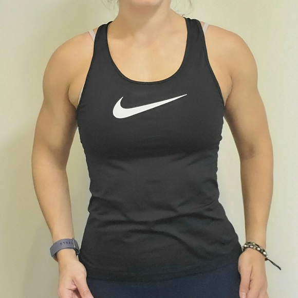 Nike Tops - {Nike} Black Racerback Tank Top